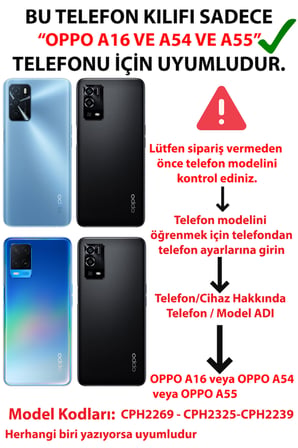 Oppo A16 Uyumlu Türk Milli Takım Desenli Forma Baskılı Silikon Kılıf