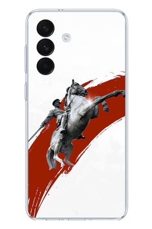 Samsung Galaxy S26+ PLUS Uyumlu Şaha Kalkmış At Detaylı Atatürk  Baskılı Silikon Kılıf