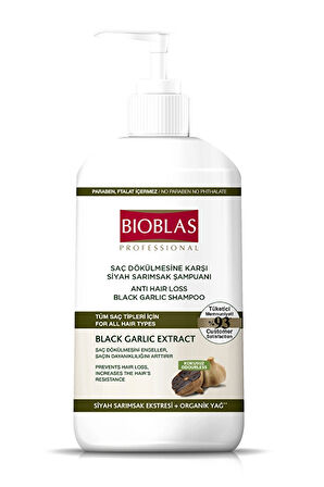 Bioblas Şampuan 1000 ml Saç Dökülmesine Karşı Siyah Sarımsak