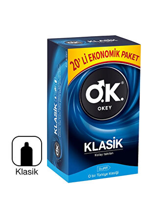 Okey Prezervatif Klasik 20'li