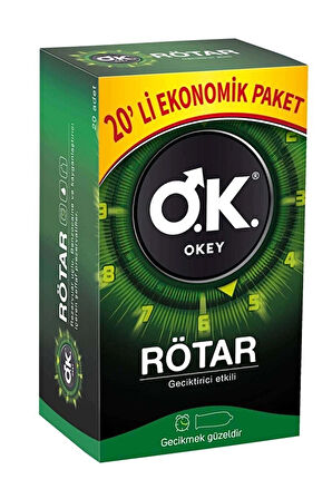 Okey Prezervatif Rötar 20'li