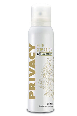 Privacy Deodorant 150Ml Gold Women