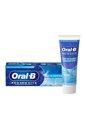 Oral-B Diş Macunu 3D White Çay ve Kahve