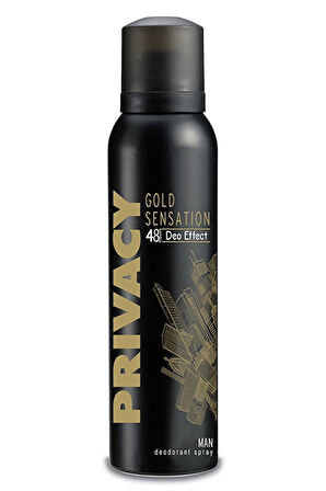 Privacy Deodorant Gold Sensation Bay 150Ml
