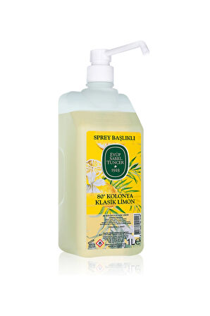 Eyüp Sabri Tuncer Kolonya Limon 1 L Sprey Başlıklı
