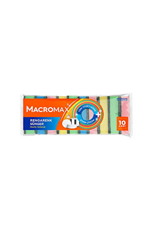 Macromax Sünger Rengarenk 10 Lu
