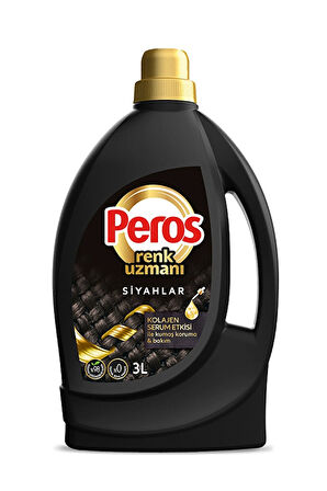 Peros Sıvı Bakım Deterjanı Siyahlar 30 Yıkama 3000 ml
