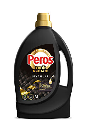 Peros Sıvı Bakım Deterjanı Siyahlar 30 Yıkama 3000 ml
