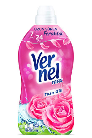 Vernel Max Yumuşatıcı 1.44 l Gül