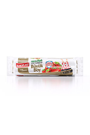 Koroplast Çöp Torbası Ekstra Güçlü Çilek Büzgülü Büyük Boy 10'lu