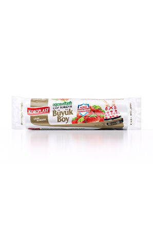 Koroplast Çöp Torbası Ekstra Güçlü Çilek Büzgülü Büyük Boy 10'lu