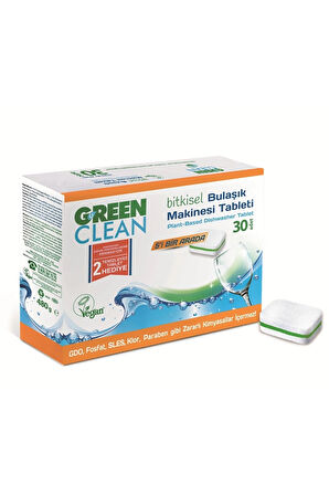 Green Clean Bulaşık Makinesi Tableti 30'lu
