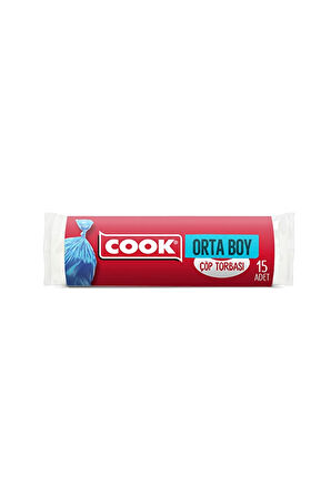 Cook Çöp Torbası Eko Orta Boy 15'li
