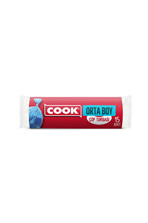 Cook Çöp Torbası Eko Orta Boy 15'li