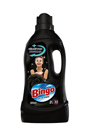 Bingo Sıvı Bakım Deterjanı Siyahlar 33 Yıkama 2000 ml