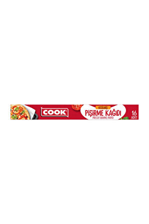 Cook Yağlı Pişirme Kağıdı Kesilmiş 16'lı