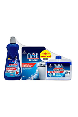 Finish Temizlik ve Bakım Seti(Parlatıcı 400 ml, Tuz 550 g,Temizleyici 250 ml)