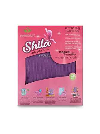 Shila Mikrofiber Temizlik Bezi 4'lü