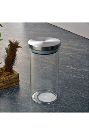 Tohana Metal Kapaklı Cam Kavanoz 600 cc