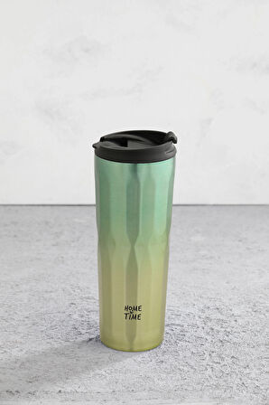 Hometime Diamond Termos Bardak 500ml Gold Yeşil