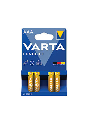 Varta Longlife 4'Lü İnce Alkalin Pil