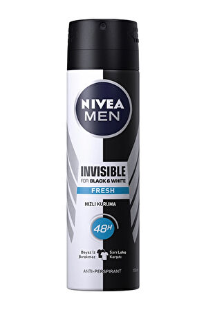 Nivea Deodorant Invisible Black&White Fresh 150 ml