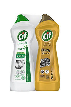 Cif Krem Gold+Amonyaklı 750 ml x 2
