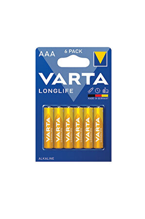 Varta Longlife Extra 6'Lı İnce Pil