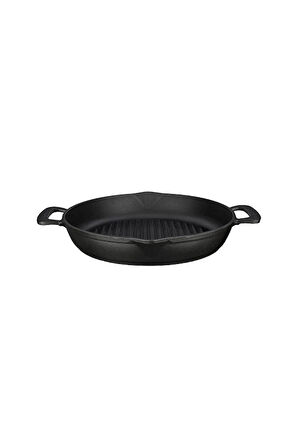 Lava Döküm Izgara Tava Yuvarlak 32 cm