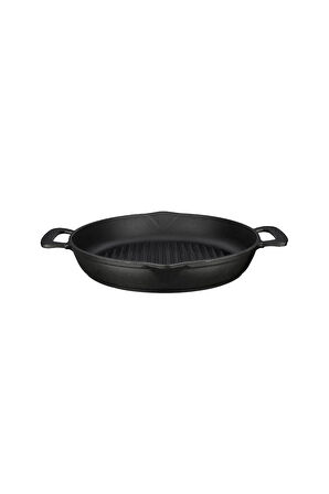 Lava Döküm Izgara Tava Yuvarlak 32 cm