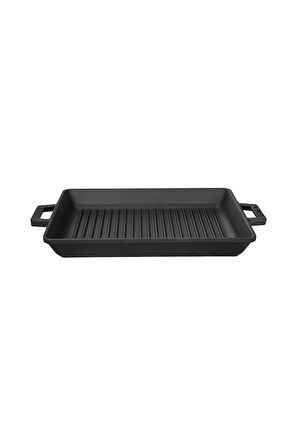 Lava Döküm Izgara Tavası Dikdörtgen 26*32 cm