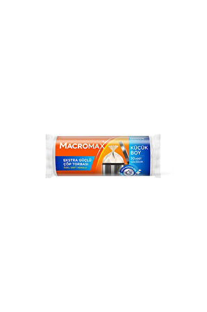 Macromax Extra Güçlü Çöp Torbası Küçük Boy 30'lu
