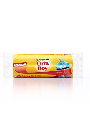 Koroplast Çöp Torbası Orta Boy 15'li