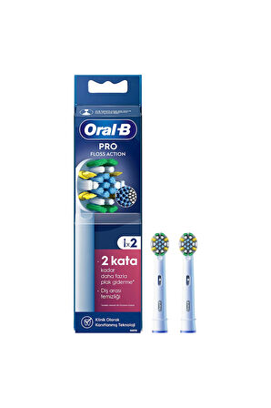 Oral-B Sarjlı Diş Fırçası Yedek Başlığı Floss Action 2'li
