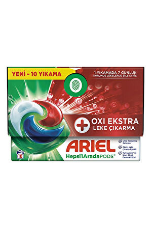 Ariel Pods Kapsül Çamaşır Deterjanı Oxi 10'lu