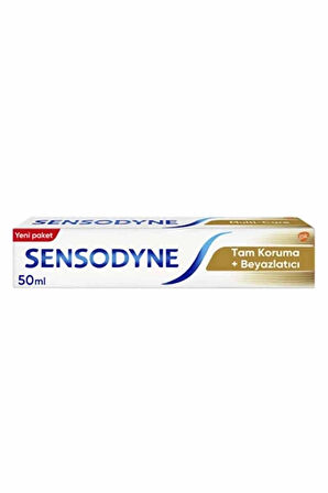 2 ADET  Sensodyne Diş Macunu Tam Koruma&Beyazlatıcı 50 ml