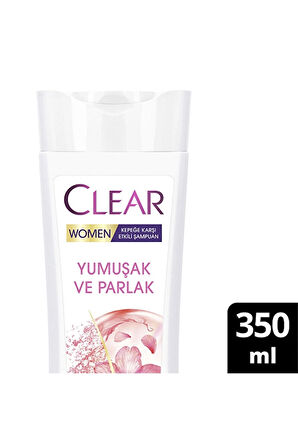 2 ADET  Clear Women Parlak Kiraz Çiçeği Şampuan 350 ml