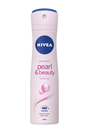 2 ADET  Nivea Deodorant Pearl Beauty 150 ml