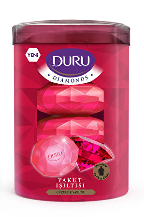 2 ADET  Duru Diamond Series 4x90gr Red