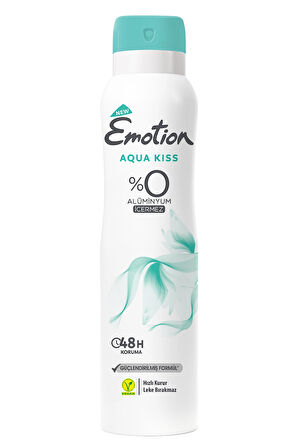2 ADET  Emotion Deodorant Aqua Kiss 150 ml