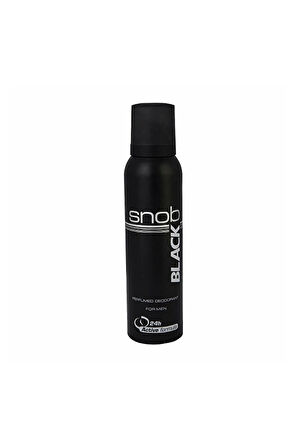 2 ADET  Snob Black 150 Ml Edt