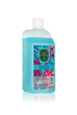 2 ADET  Eyüp Sabri Tuncer Kolonya Okyanus 1 L Koruma Kilitli Kapak