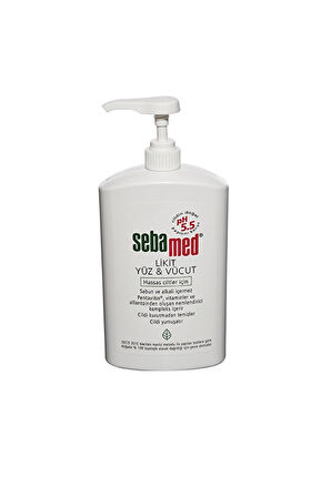 2 ADET  Sebamed Likid Temizleyici Yüz ve Vücut 1000 ml