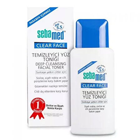 2 ADET  Sebamed Clear Face Temizleme Toniği 150Ml