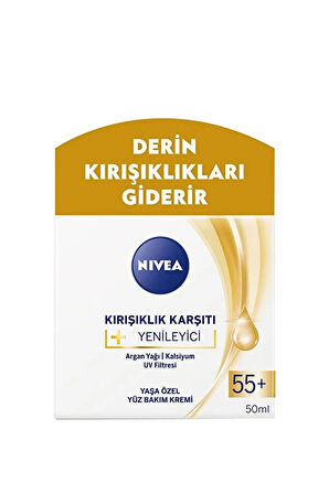 2 ADET  Nivea Kırışıklık Karşıtı 50Ml 55+