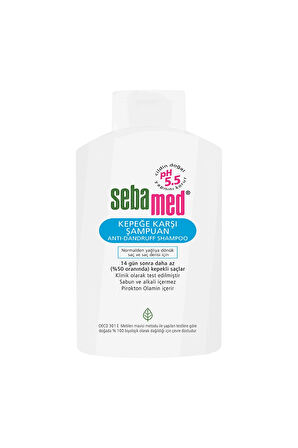 2 ADET  Sebamed Şampuan Kepek Önleyici 400 Ml