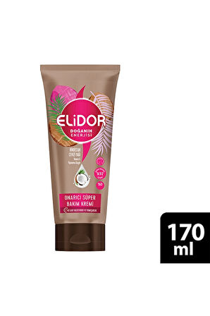 2 ADET  Elidor Tüp Saç Kremi Hindistan Cevizi 170 ml