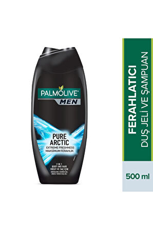 2 ADET  Palmolive Duş Jeli 500 Ml Men Pure Arctic