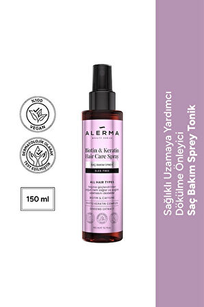 2 ADET  Alerma Saç Bakım Spreyi Biotin&Keratin 150 ml