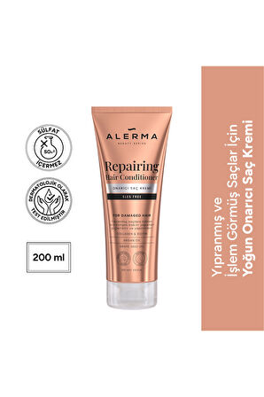 2 ADET  Alerma Onarıcı Saç Kremi 200 ml